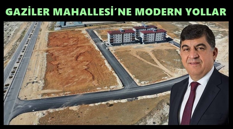 Gaziler Mahallesi&rsquo;ne yeni yol...