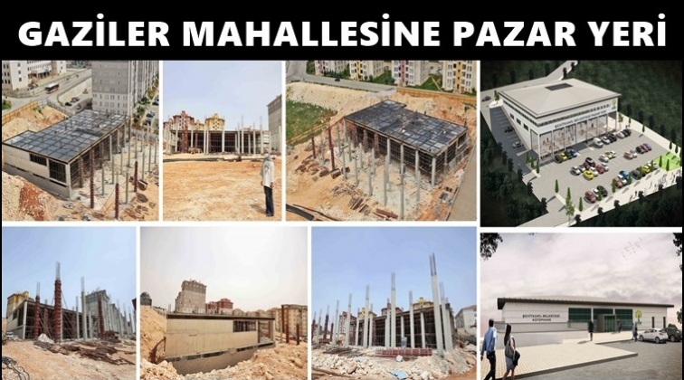 Gaziler&rsquo;e k&uuml;t&uuml;phane ve pazar yeri...