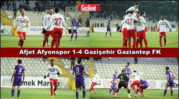 Afyonspor 1-4 Gazişehir Gaziantep FK