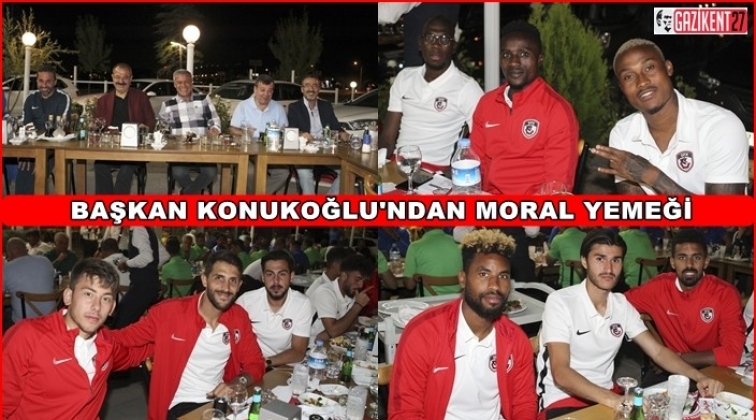 Gazişehir moral yemeğinde buluştu