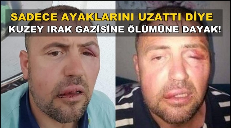 Gazi'ye &lsquo;ayaklarını uzattın&rsquo; dayağı!..
