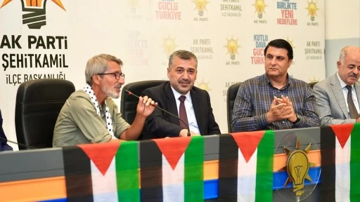 Gazze’nin sesi Şehitkamil’den yükseldi!