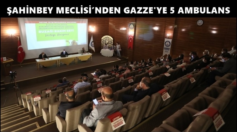 Gazze&rsquo;ye tam donanımlı 5 ambulans desteği...