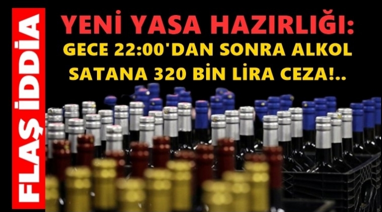 Gece alkol satana 320 bin lira ceza!