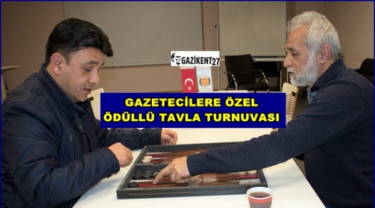 Geleneksel 3&rsquo;&uuml;nc&uuml; tavla turnuvası