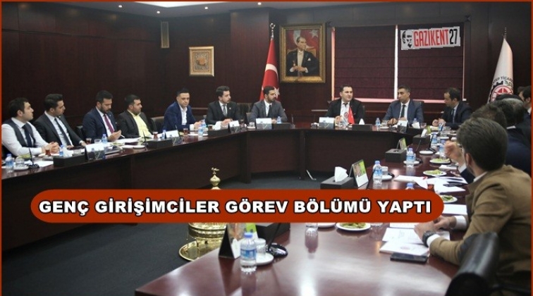 Gen&ccedil; Girişimciler g&ouml;rev dağılımı yaptı