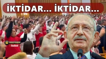 Gen&ccedil;ler, Kılı&ccedil;daroğlu'nu "İktidar" sloganlarıyla karşıladı