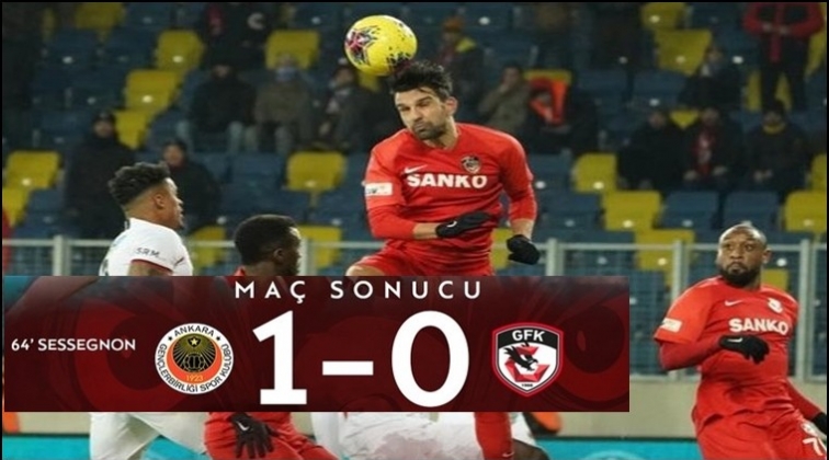 Gençlerbirliği: 1 - Gaziantep FK: 0