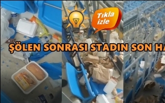 'Gen&ccedil;lik Ş&ouml;leni' sonrası stadyumun hali...