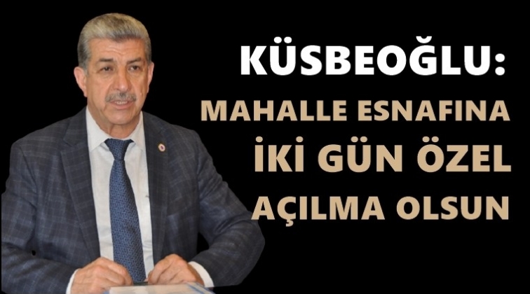 GESOB'dan esnafa 2 g&uuml;nl&uuml;k a&ccedil;ılma talebi...