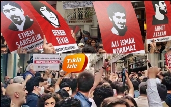 Gezi Davası kararı protesto ediliyor...