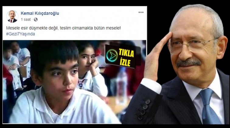 Gezi&rsquo;yi Nazım Hikmet şiiriyle andı...