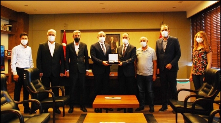 GİMDER'den Emniyet M&uuml;d&uuml;r&uuml;ne hayırlı olsun ziyareti