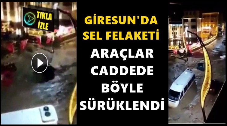 Giresun&rsquo;da korkutan g&ouml;r&uuml;nt&uuml;ler!..
