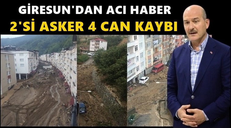 Giresun'dan acı haber: 2'si asker 4 can kaybı