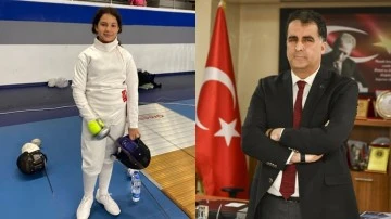 GKV’li  Zehra'dan Eskrimde Türkiye derecesi