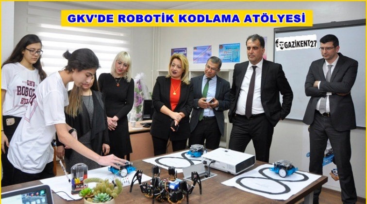 GKV Özel Liseleri Robotik Kodlama Atölyesi açıldı