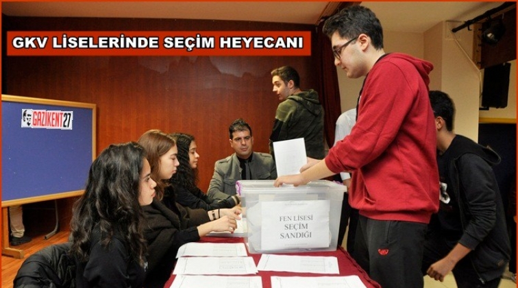 GKV Özel Liselerinde seçim heyecanı