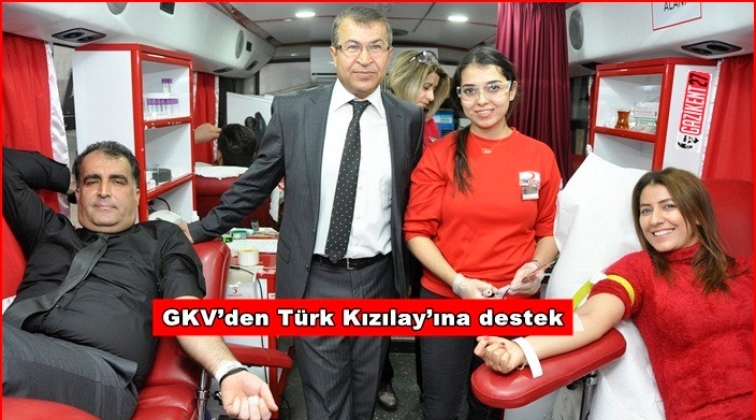 GKV&rsquo;den T&uuml;rk Kızılay&rsquo;ına destek