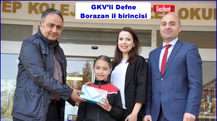 GKV’li Defne Borazan il birincisi