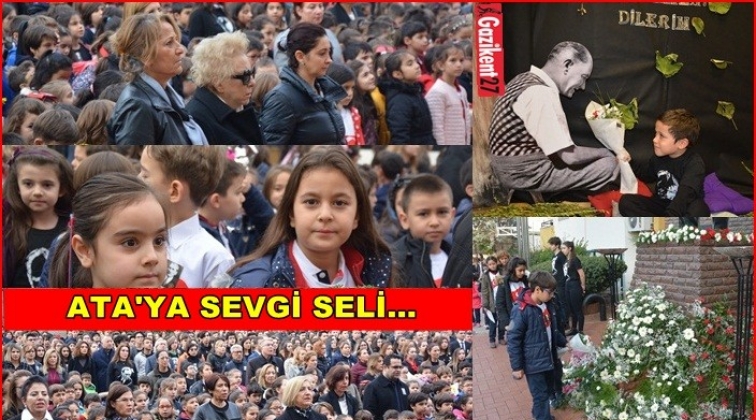 GKV’li öğrencilerden Atatürk’e sevgi seli
