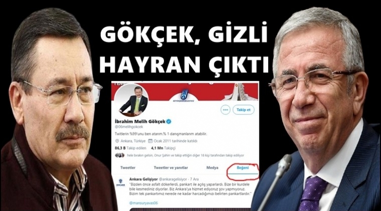G&ouml;k&ccedil;ek, Mansur Yavaş'ın gizli hayranı &ccedil;ıktı!