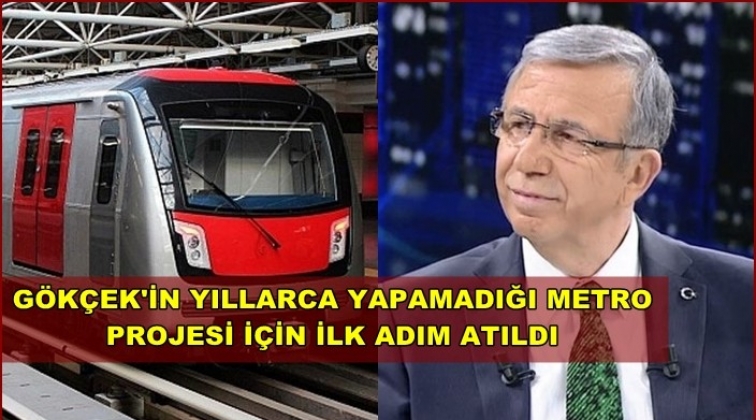 G&ouml;k&ccedil;ek'in yapamadığı proje i&ccedil;in ilk adım