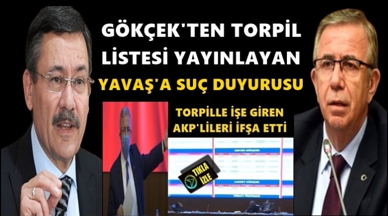 G&ouml;k&ccedil;ek'ten Yavaş'a su&ccedil; duyurusu!..