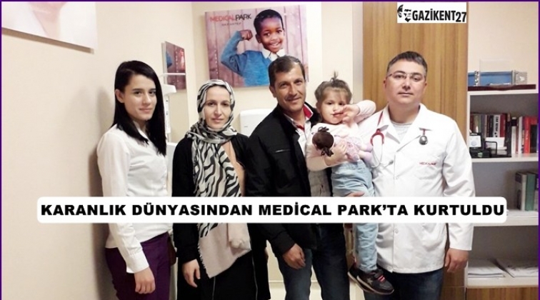 G&ouml;zleri g&ouml;rmeyen k&uuml;&ccedil;&uuml;k Hatice, sağlığına kavuştu