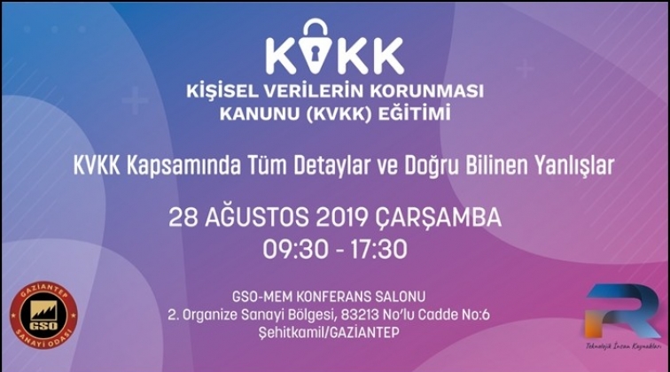 GSO'da 'Kişisel Verilerin Korunması' eğitimi
