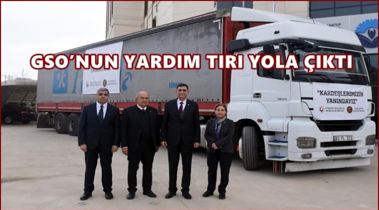 GSO'nun yardım tırları yola &ccedil;ıktı