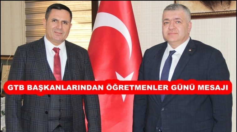 GTB Başkanları &Ouml;ğretmenler G&uuml;n&uuml;&rsquo;n&uuml; kutladı