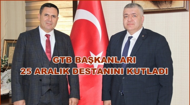 GTB Başkanlarından kutlama mesajı