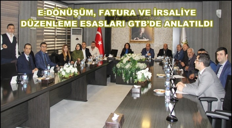 GTB'de bilgilendirme eğitimi