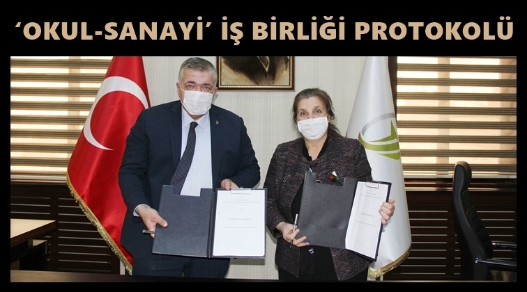 GTB'de &lsquo;Okul-Sanayi İş Birliği&rsquo; protokol&uuml;