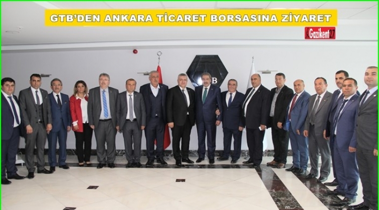 GTB'den Ankara Ticaret Borsası'na tebrik ziyareti