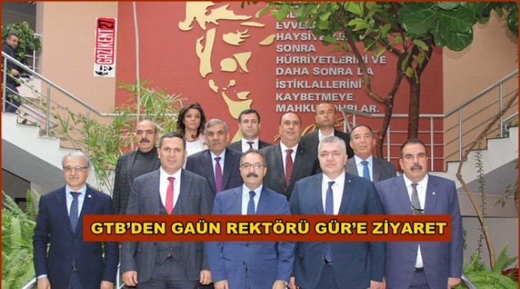 GTB'den GA&Uuml;N Rekt&ouml;r&uuml;ne ziyaret