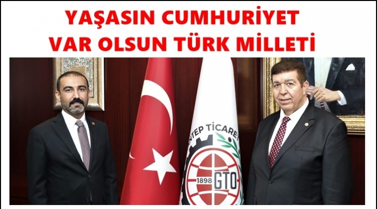 GTO Başkanları Cumhuriyet Bayramı&rsquo;nı kutladı