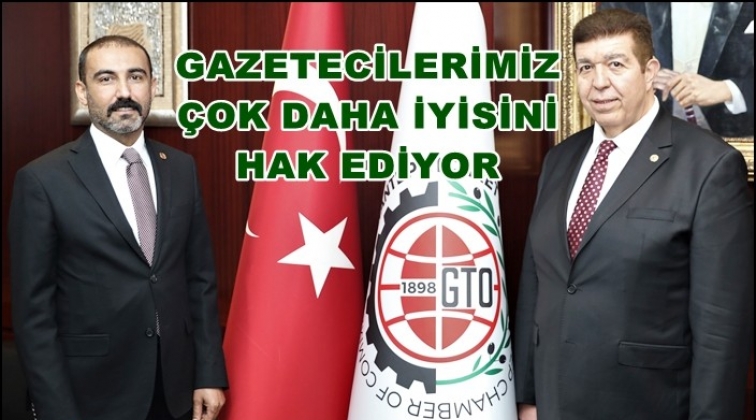 GTO Başkanları Gazeteciler G&uuml;n&uuml;'n&uuml; kutladı