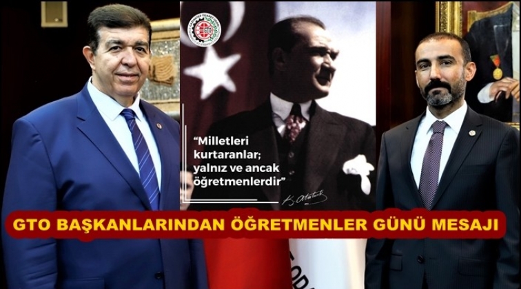 GTO Başkanları &Ouml;ğretmenler G&uuml;n&uuml;'n&uuml; kutladı
