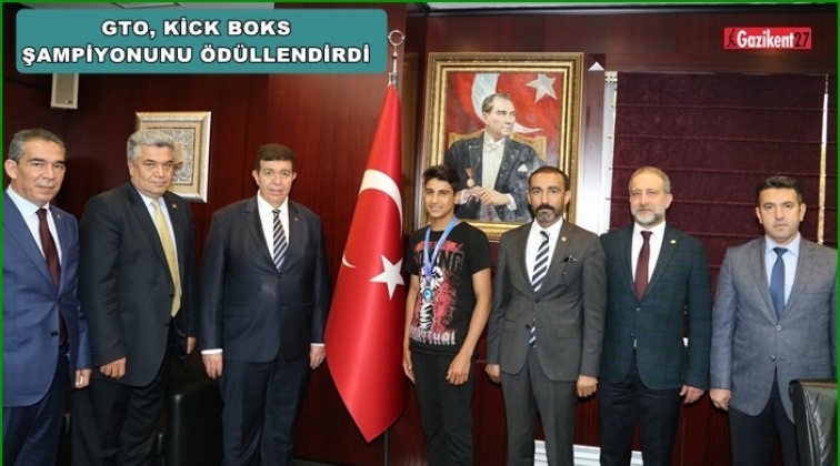 GTO, Kick Boks Şampiyonunu &ouml;d&uuml;llendirdi