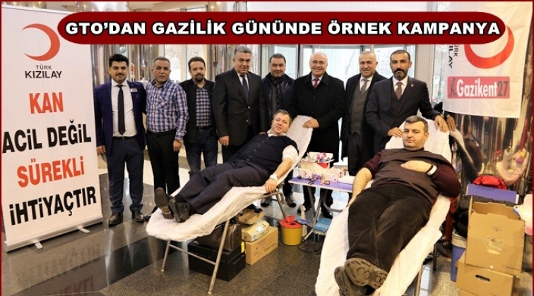 GTO'dan kan ve k&ouml;k h&uuml;cre bağışı kampanyası