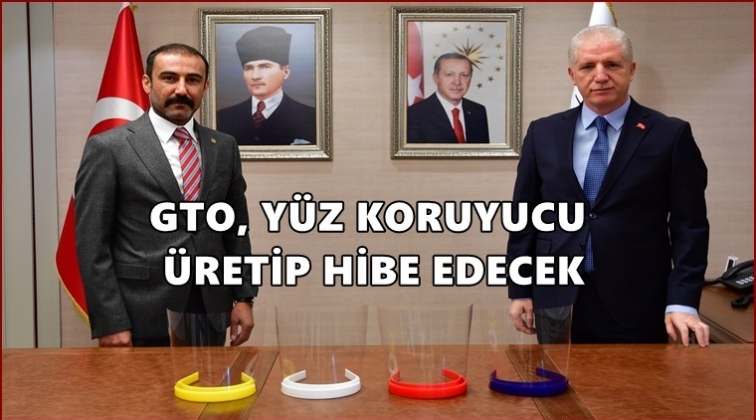 GTO'dan sağlık &ccedil;alışanlarına y&uuml;z siperliği