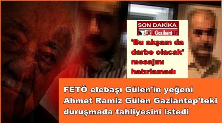 Gülen'in yeğeni Gaziantep'te mahkemeye çıktı