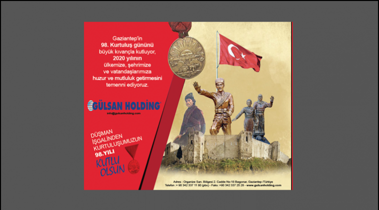 G&uuml;lsan Holding'den 25 Aralık kutlaması