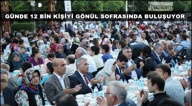 G&uuml;nde 12 bin kişiye iftar