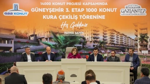 Güneyşehir 3’üncü Etap kura çekimi yapıldı