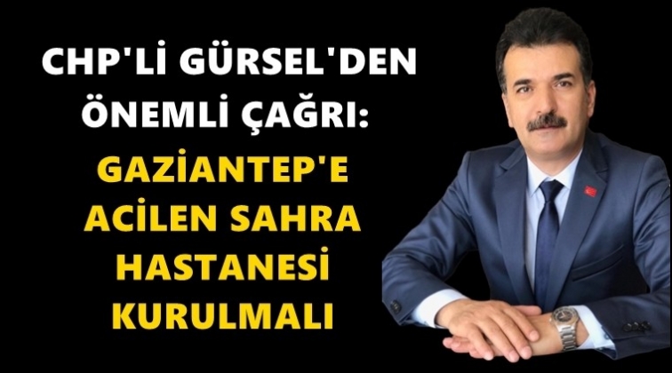 G&uuml;rsel: Acilen bir sahra hastanesi kurulmalı