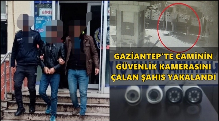 G&uuml;venlik kamerası hırsızı yakalandı