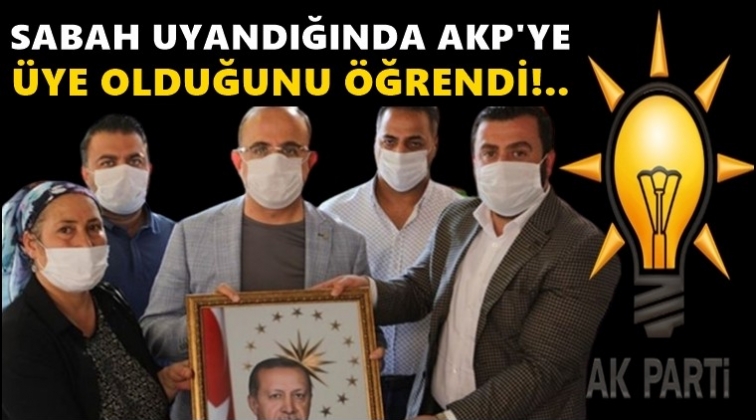 Haber vermeden AKP'ye üye yaptılar!
